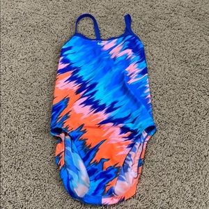 Nike Tie Die Full Piece Bathing Suit